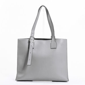 Loewe Buckle Horizontal Tote Bag Gray Calf